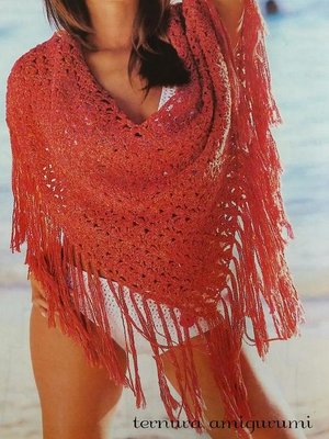 cover image of Poncho crochet pattern